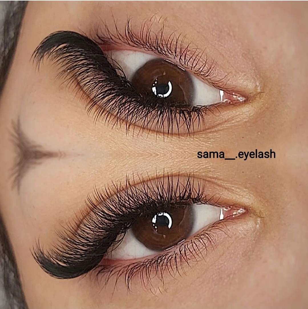 نمونه اکستنشن مژه